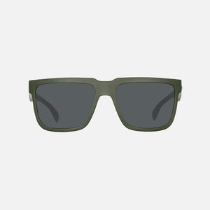 Carve Phenomenon Matt Translucent Moss Green Frame with Grey Lens Sunglasses