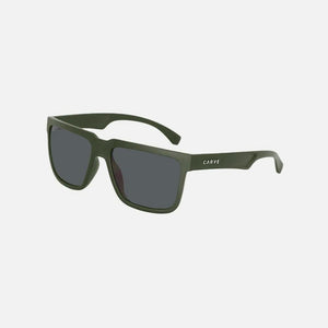 Carve Phenomenon Matt Translucent Moss Green Frame with Grey Lens Sunglasses