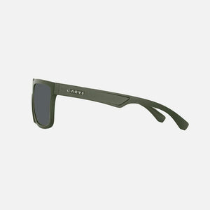 Carve Phenomenon Matt Translucent Moss Green Frame with Grey Lens Sunglasses
