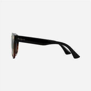 Carve Harpo Gloss Black Tort Brown Gradient Polarised Sunglasses