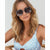Carve Luna Gloss Crystal Blue/Grey Sunglasses