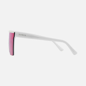 Carve Muse Gloss White Pink Orange Iridium Sunglasses
