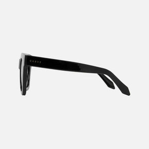 Carve Elba Gloss Black Dark Grey Polarised Sunglasses