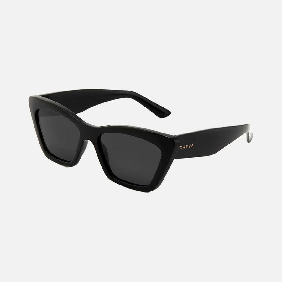 Carve Tahoe Gloss Black Dark Grey Polarised Sunglasses