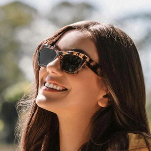Carve Tahoe Milk Tort Dark Grey Sunglasses