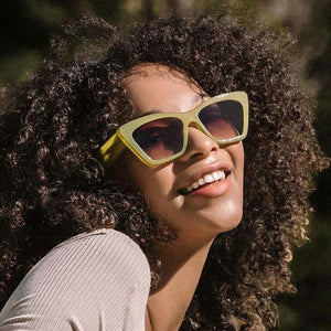 Carve Tahoe Gloss Translucent Pear Frame with Gradient Brown Lens Sunglasses