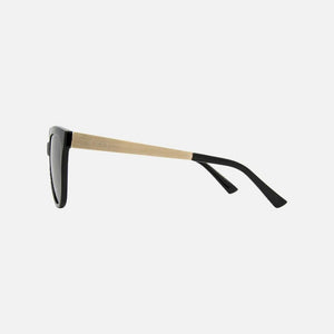 Carve Allure Gloss Black and Gold Polarised Sunglasses