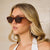 Carve Del Ray Tort Brown Gradient Polarised Sunglasses