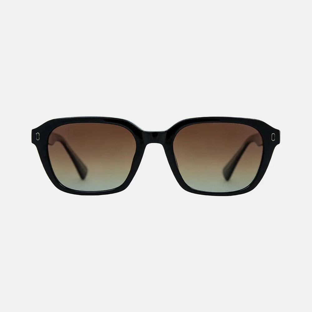 Carve Del Ray Gloss Black Frame Brown Gradient Polarized Sunglasses
