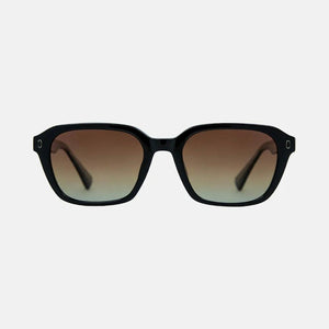 Carve Del Ray Gloss Black Frame Brown Gradient Polarized Sunglasses