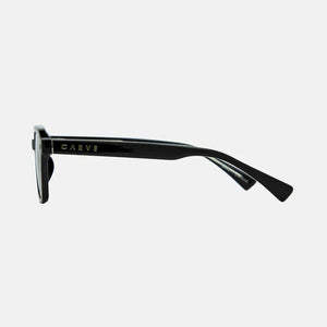 Carve Del Ray Gloss Black Frame Brown Gradient Polarized Sunglasses