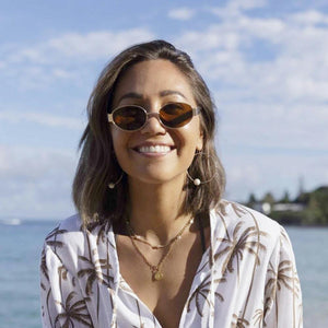 Carve Polly Gold Frame With Brown Lens Sunglasses