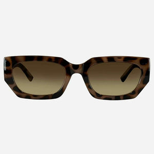 Carve Vinca Gloss Creamy Tort Frame With Gradient Brown Lens Sunglasses