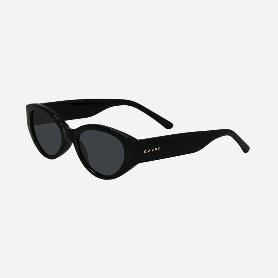 Carve Lola Gloss Black with Grey Lens Sunglasses