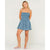 Rusty Mimi Smocked Mini Dress