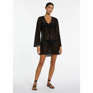 Jets Stretch Lace Kaftan