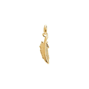 Kirstin Ash Feather Charm Gold