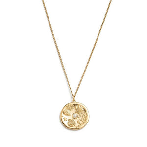 Kirstin Ash by the Sea Coin Necklace Gold