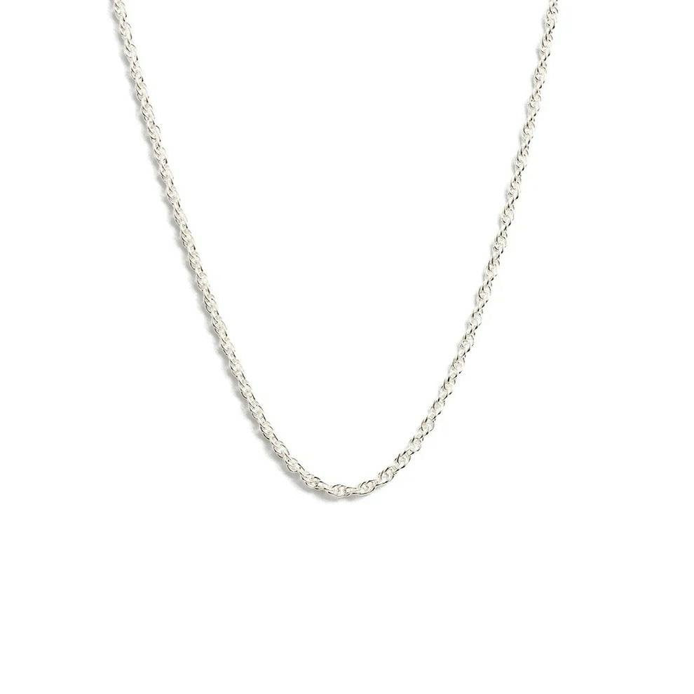 Kirstin Ash Rope Choker 14"-16" Silver