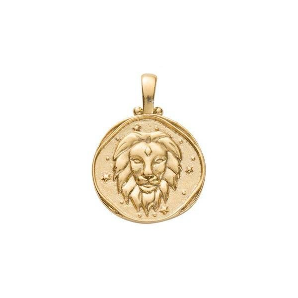 Kirstin Ash Leo Zodiac Charm Gold