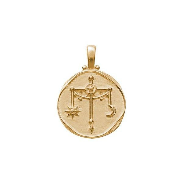 Kirstin Ash Libra Zodiac Charm Gold