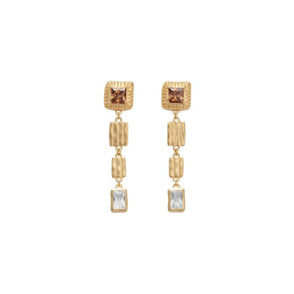 Kirstin Ash Cisco Drop Earrings Gold