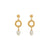 Kirstin Ash Isole Pearl Earrings Gold