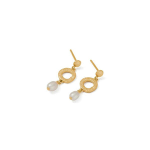 Kirstin Ash Isole Pearl Earrings Gold