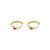 Kirstin Ash Ember Hoops Gold