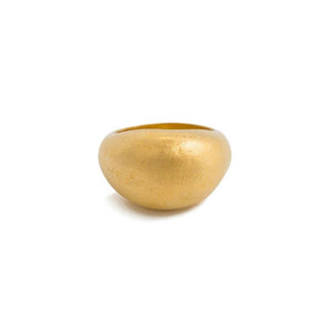 Kirstin Ash Golden Light Dome Ring Gold