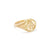 Kirstin Ash Gemini Signet Ring Gold