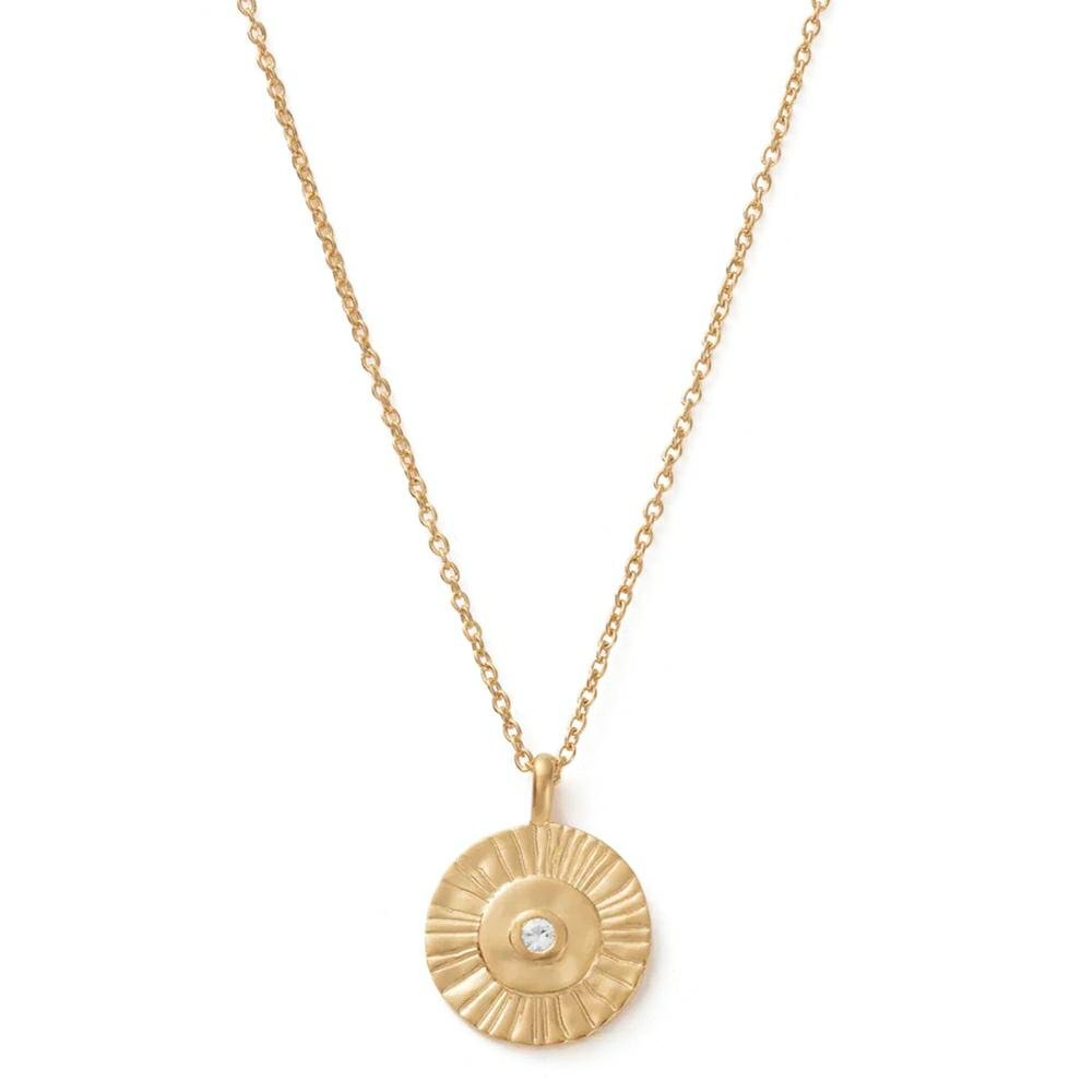 Kirstin Ash Afterglow Coin Necklace Gold