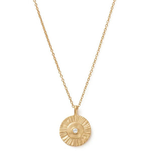 Kirstin Ash Afterglow Coin Necklace Gold