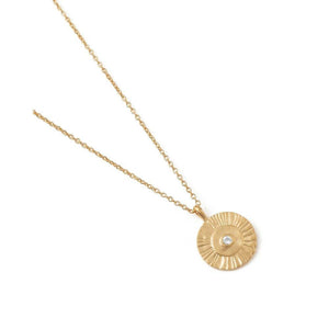 Kirstin Ash Afterglow Coin Necklace Gold