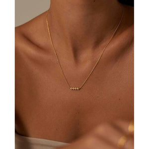 Kirstin Ash Alchemise Pearl Necklace Gold