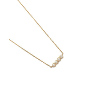 Kirstin Ash Alchemise Pearl Necklace Gold