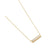 Kirstin Ash Perla Bar Necklace Gold