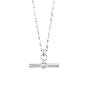 Kirstin Ash Roam T-Bar Necklace Silver