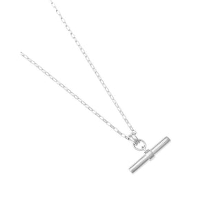 Kirstin Ash Roam T-Bar Necklace Silver