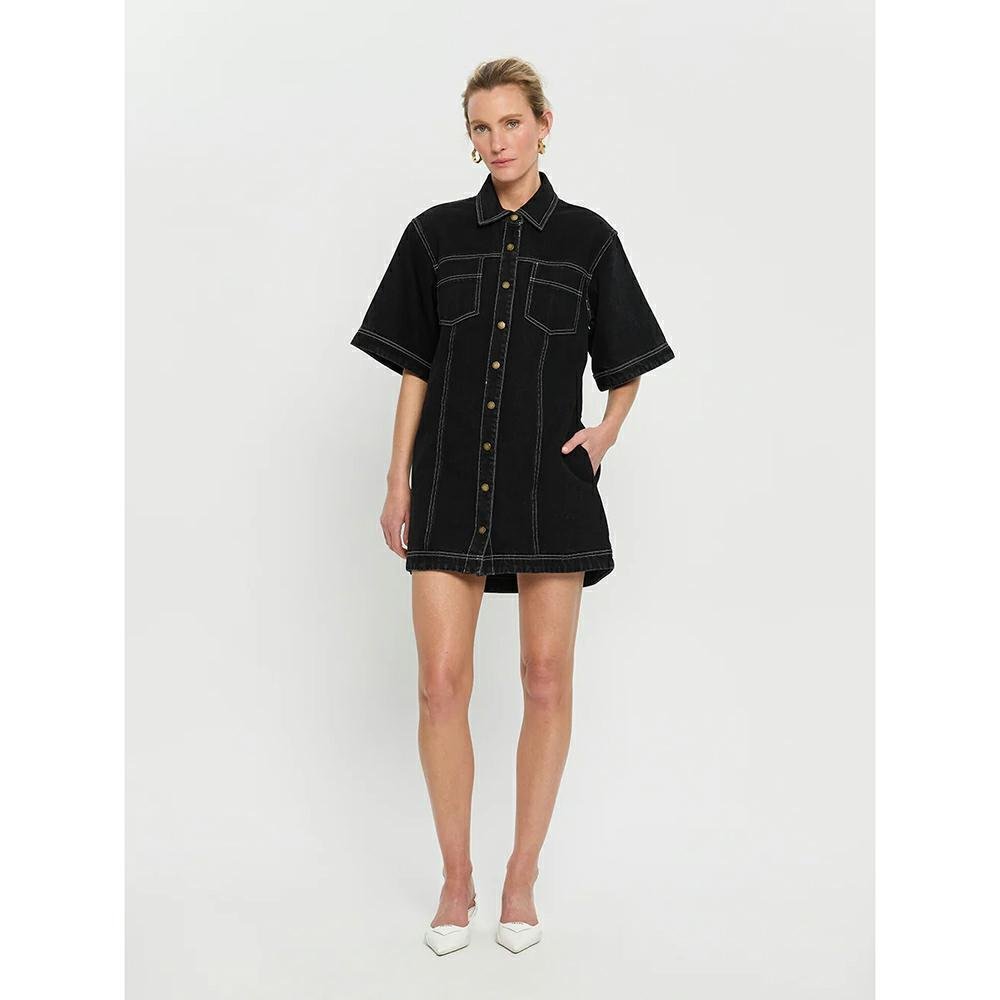 Kivari Rowyn Denim Shirt Dress