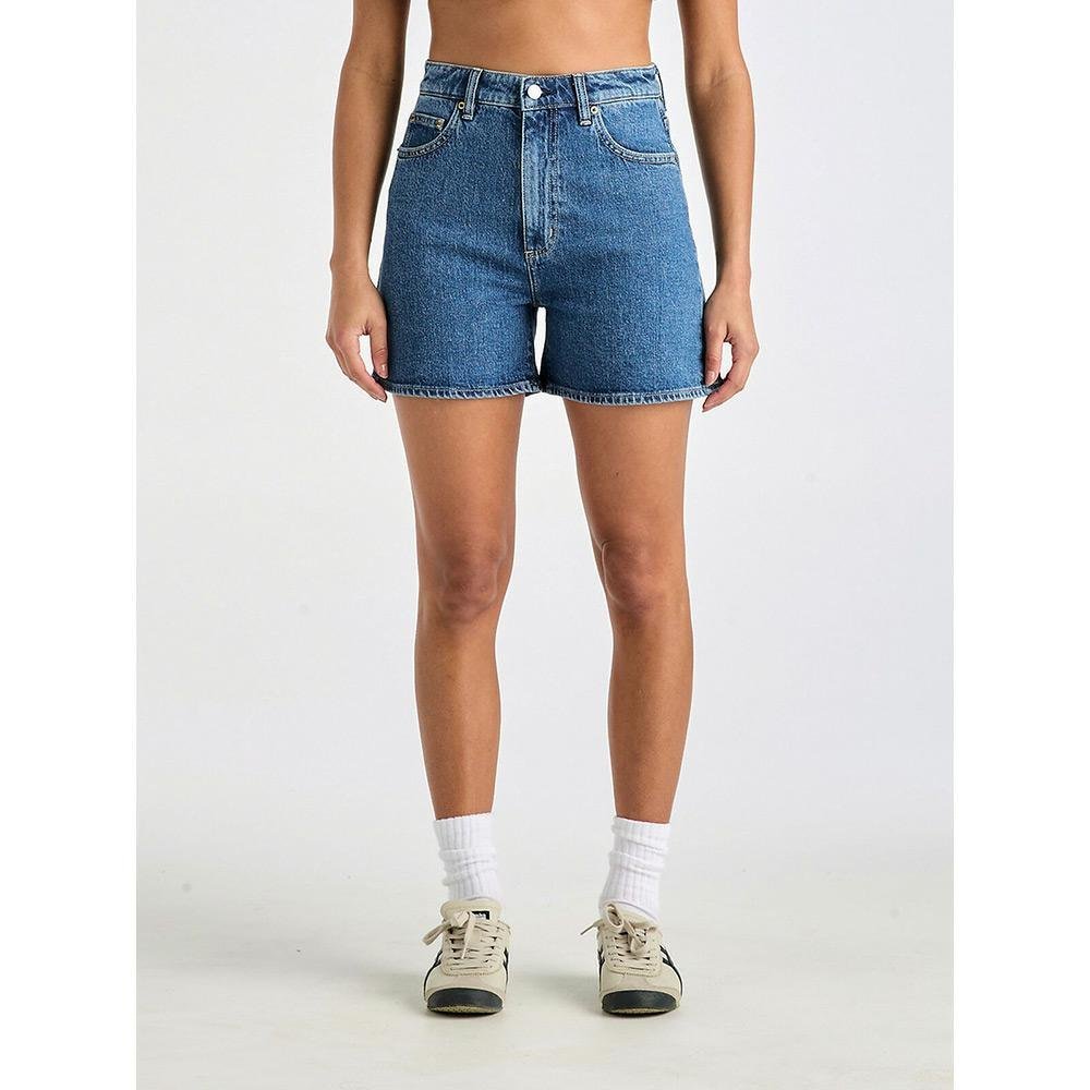 Lee High Mom Short - Blue Stone
