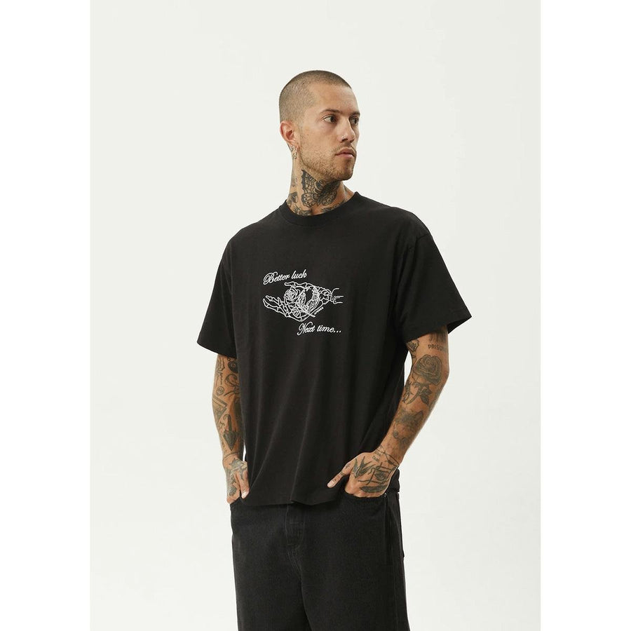 Afends Bad Luck Heavy Boxy Fit Tee