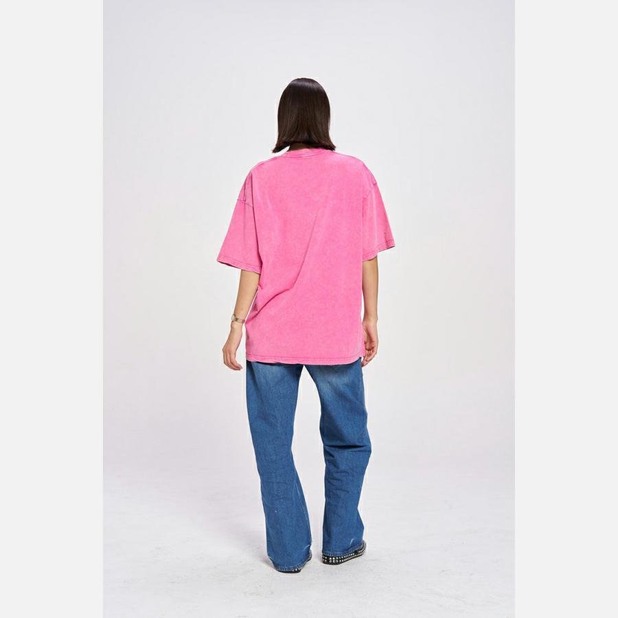 Maku Balmy Acid Wash Oversize Tee