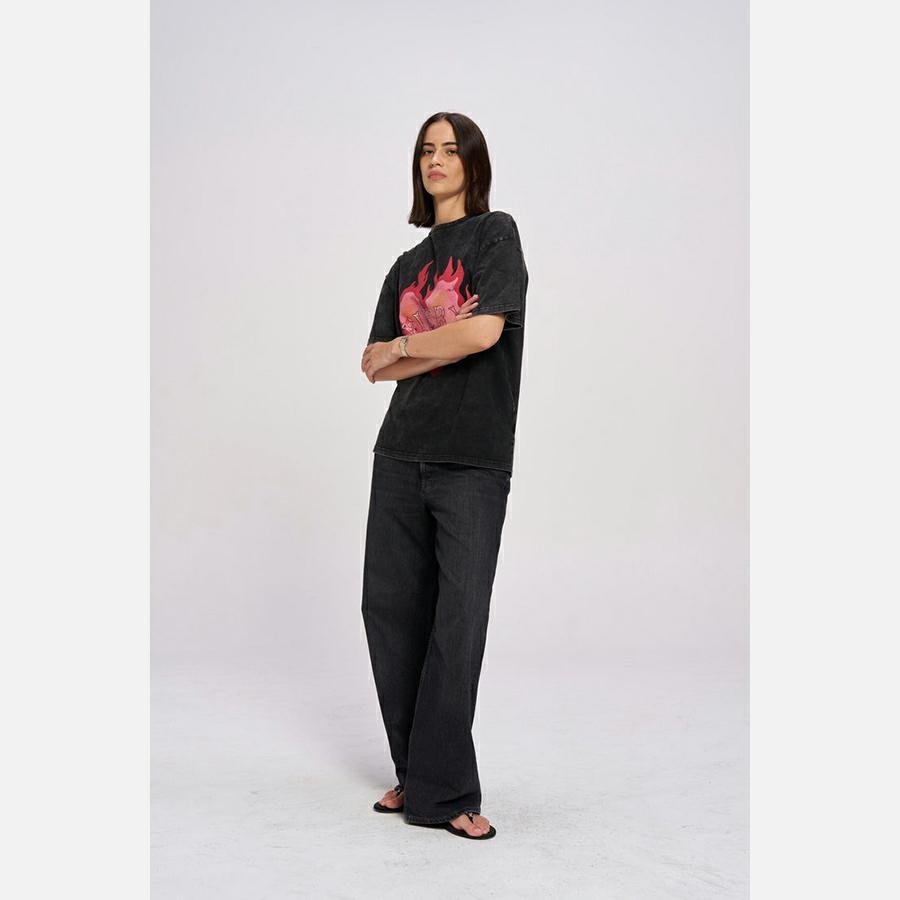 Maku Fiery Oversize Snow Wash Tee