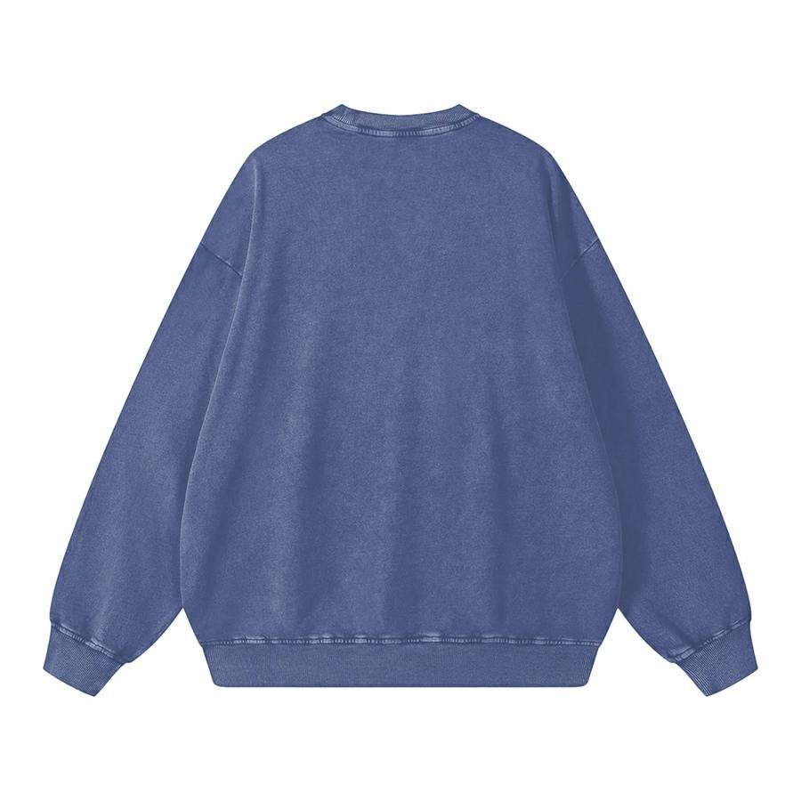 Maku Her Mess Acid Wash Crew Neck