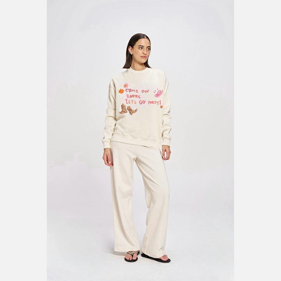 Maku Barbie Party Fleece Crew Neck