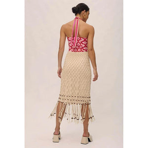 Nine Lives Bazaar Fleetwood Maxi Skirt