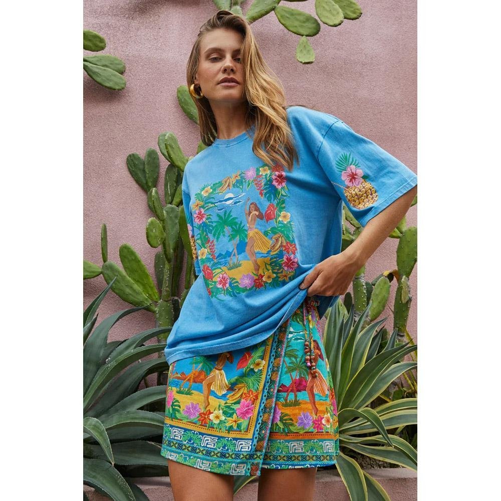 Nine Lives Bazaar Aloha Girl Tee