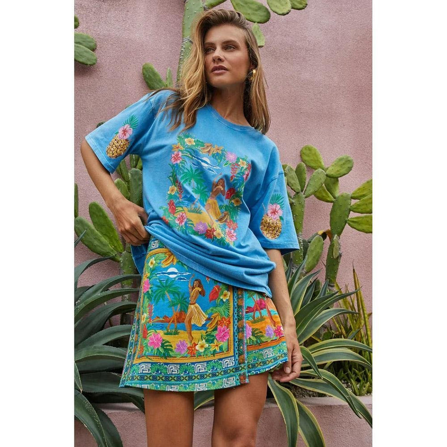 Nine Lives Bazaar Aloha Girl Tee