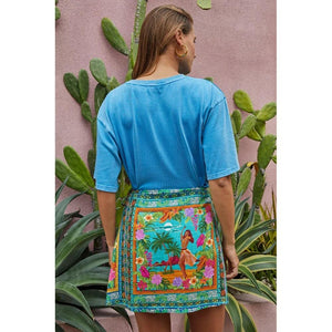 Nine Lives Bazaar Barefoot Mini Skirt